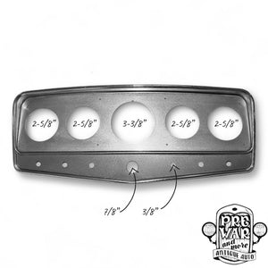 3-3/8" Center / 2-5/8" Outer
